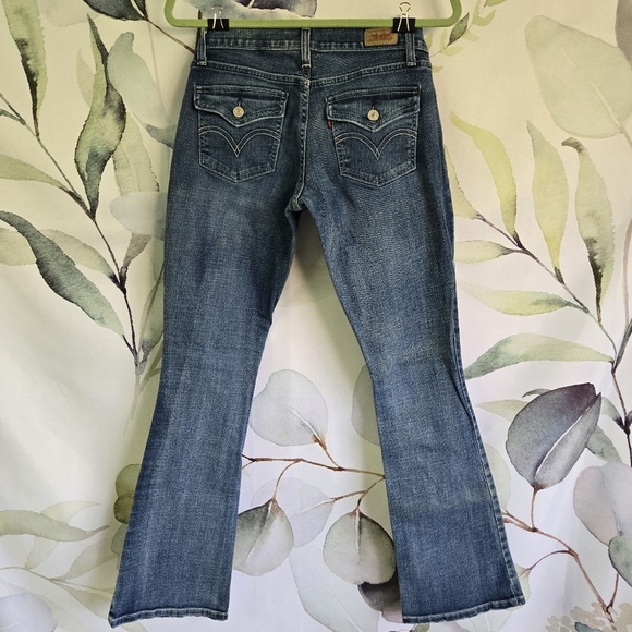 LEVI'S | 524 Too Superlow Bootcut Jeans in Blue sz 5M - Picture 10 of 12
